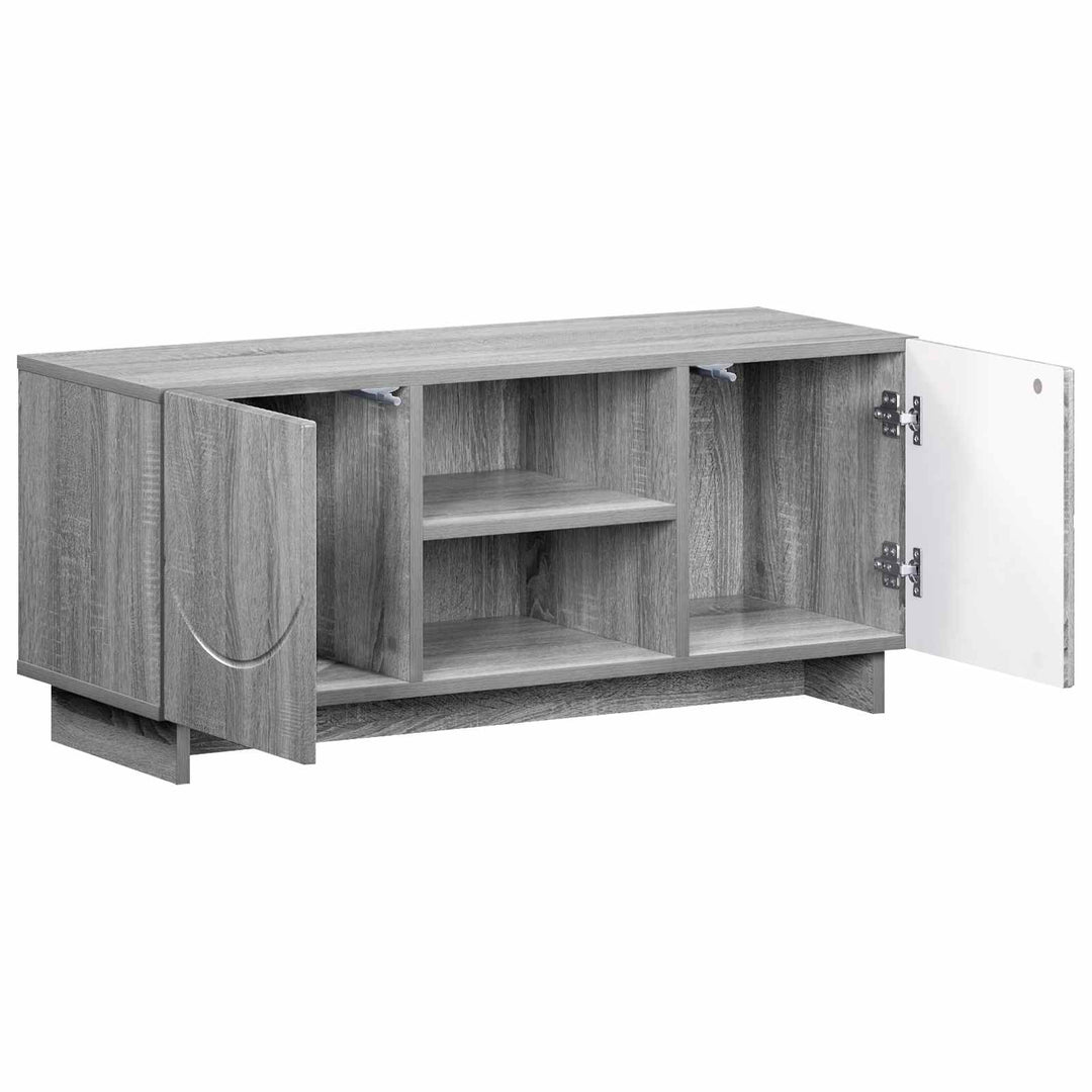 TV-bord 90 x 34.5 x 40 cm Grå Sonoma Konstrueret træ