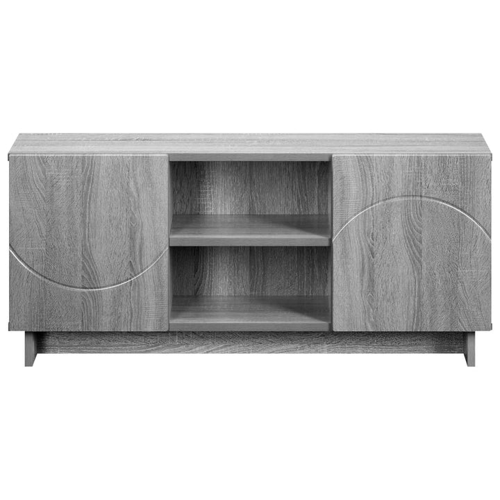 TV-bord 90 x 34.5 x 40 cm Grå Sonoma Konstrueret træ