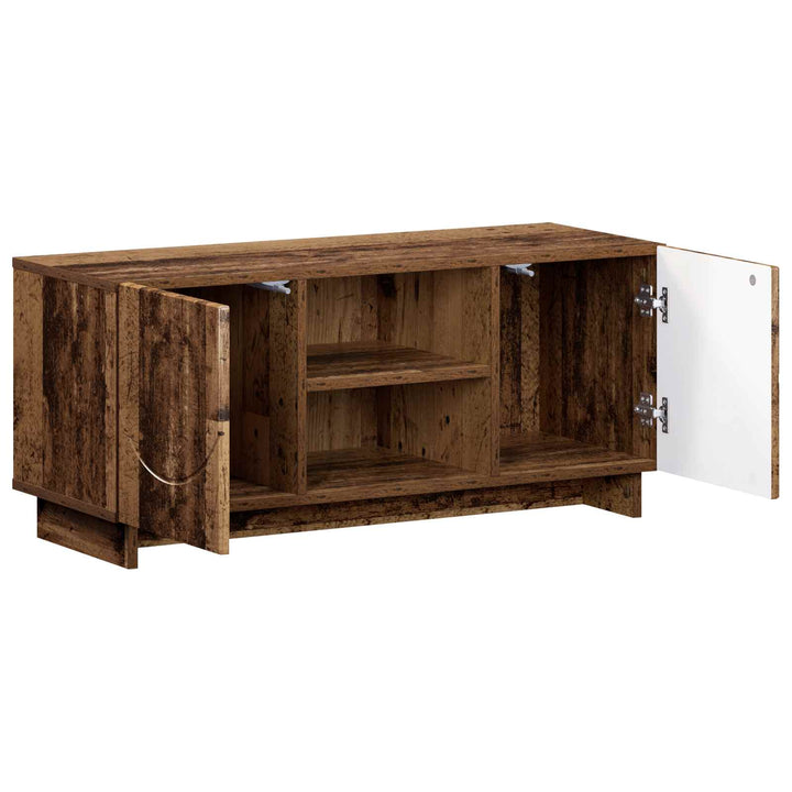 TV-bord 90 x 34.5 x 40 cm Gammelt træ Konstrueret træ