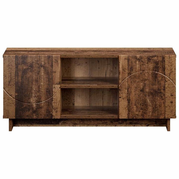 TV-bord 90 x 34.5 x 40 cm Gammelt træ Konstrueret træ