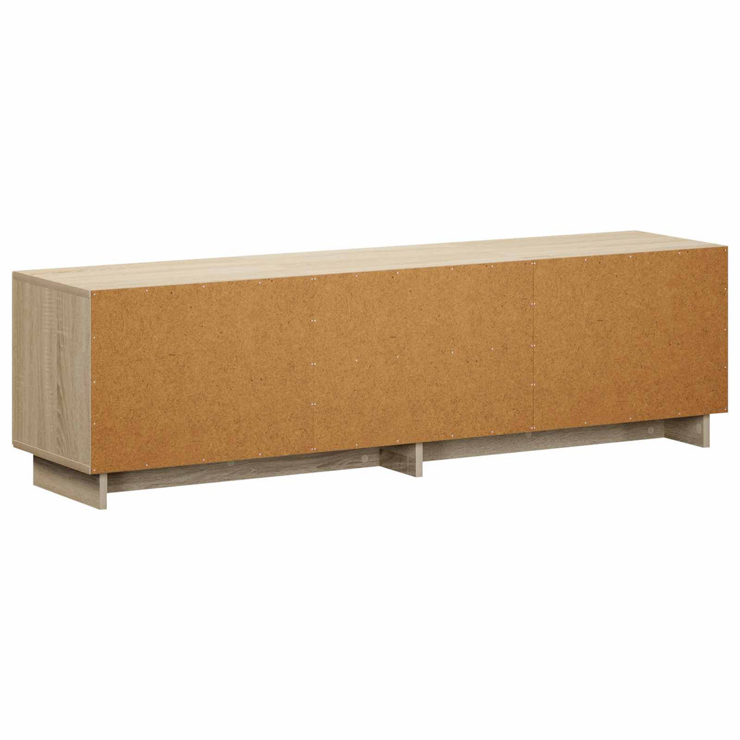 TV-bord 140 x 34.5 x 40 cm Sonoma-eg Konstrueret træ