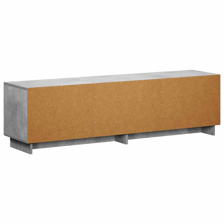 TV-bord 140 x 34.5 x 40 cm Betongrå Konstrueret træ