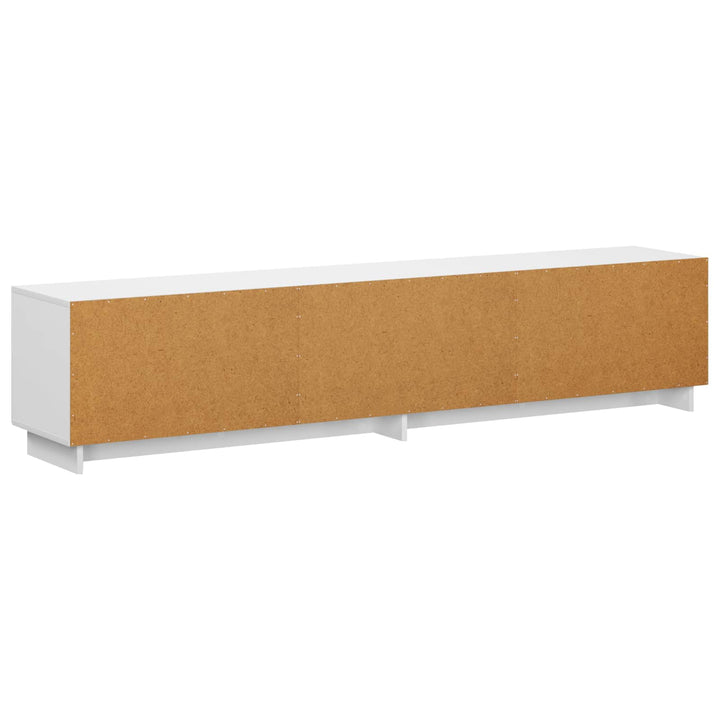 TV-bord 180 x 34,5 x 40 cm Hvid Konstrueret træ