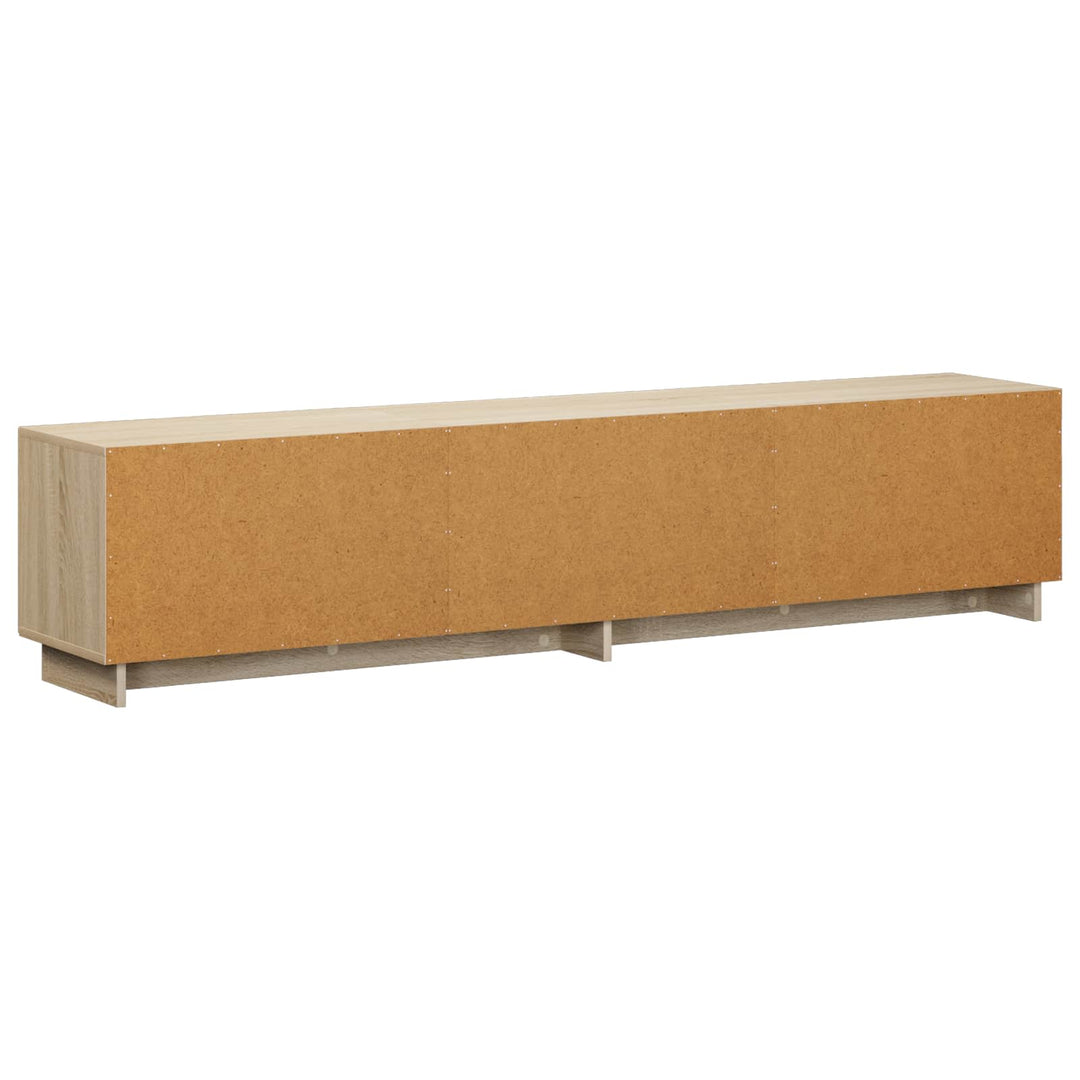 TV-bord 180 x 34,5 x 40 cm Sonoma-eg Konstrueret træ