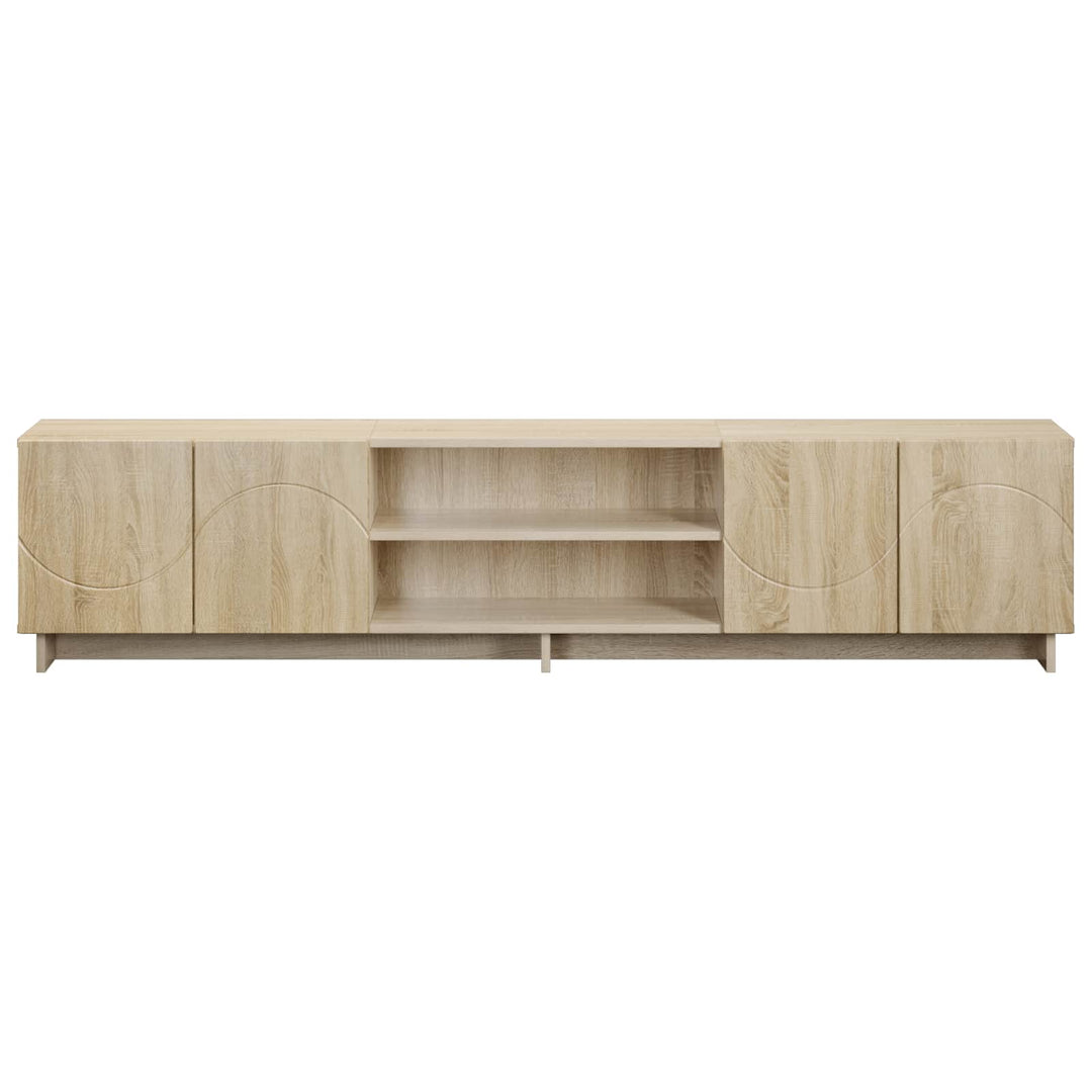 TV-bord 180 x 34,5 x 40 cm Sonoma-eg Konstrueret træ