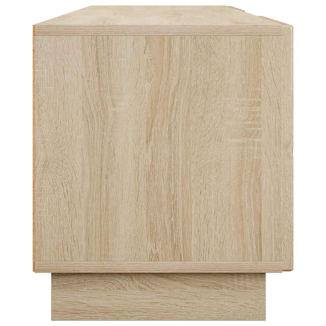 TV-bord 180 x 34,5 x 40 cm Sonoma-eg Konstrueret træ