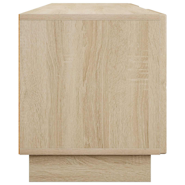 TV-bord 180 x 34,5 x 40 cm Sonoma-eg Konstrueret træ