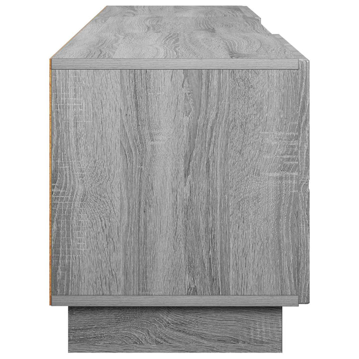TV-bord 180 x 34,5 x 40 cm Grå Sonoma Konstrueret træ