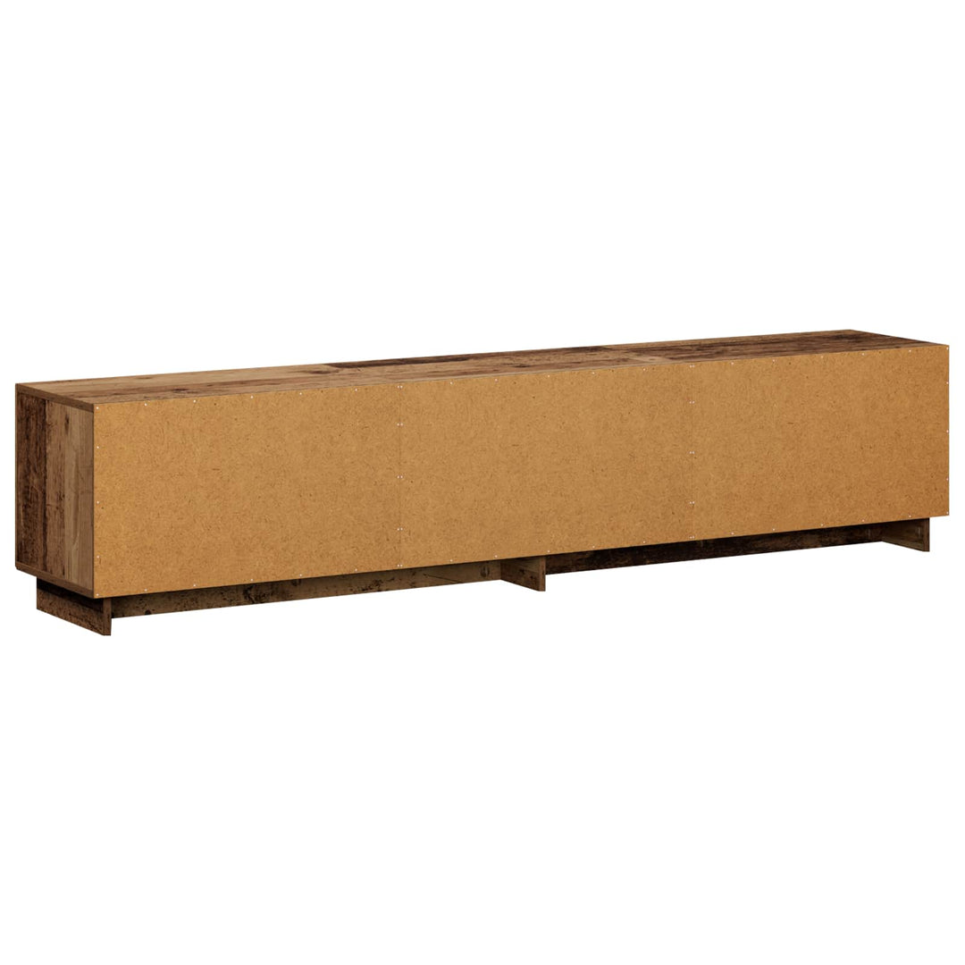 TV-bord 180 x 34,5 x 40 cm Gammelt træ Konstrueret træ