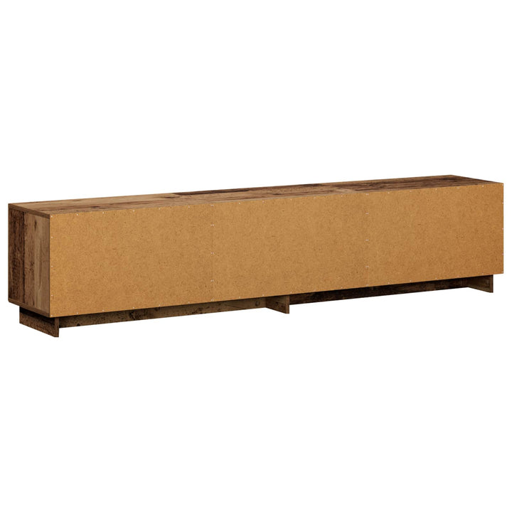 TV-bord 180 x 34,5 x 40 cm Gammelt træ Konstrueret træ
