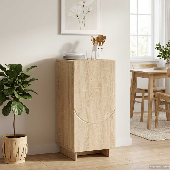 Skænk Sonoma-eg 33.5 x 34.5 x 75 cm Konstrueret træ