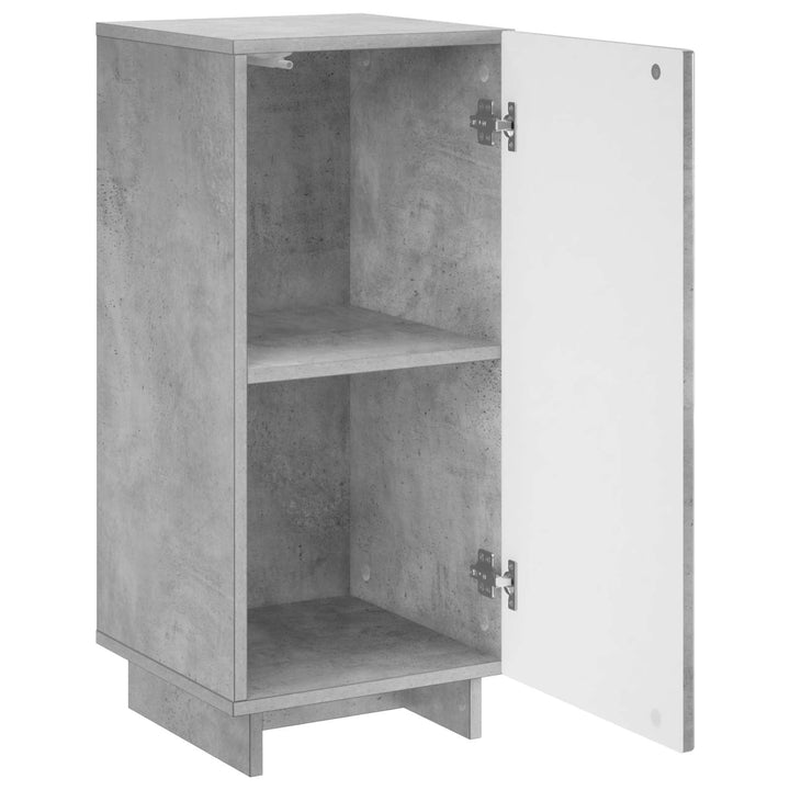 Skænk Betongrå 33.5 x 34.5 x 75 cm Konstrueret træ
