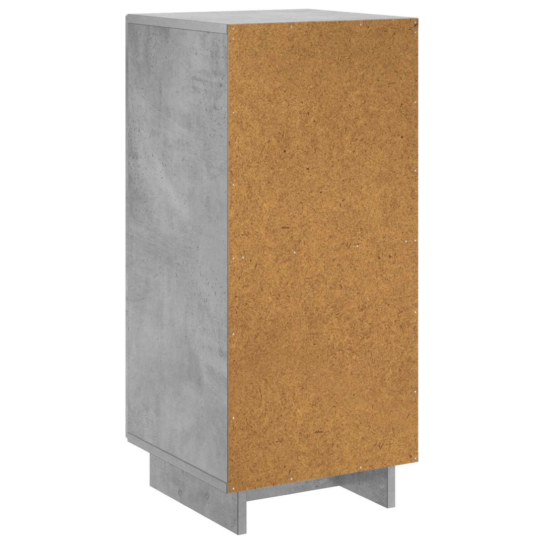 Skænk Betongrå 33.5 x 34.5 x 75 cm Konstrueret træ