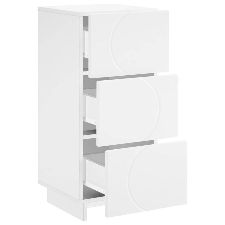 Skænk Hvid 33,5 x 34,5 x 75 cm Konstrueret træ