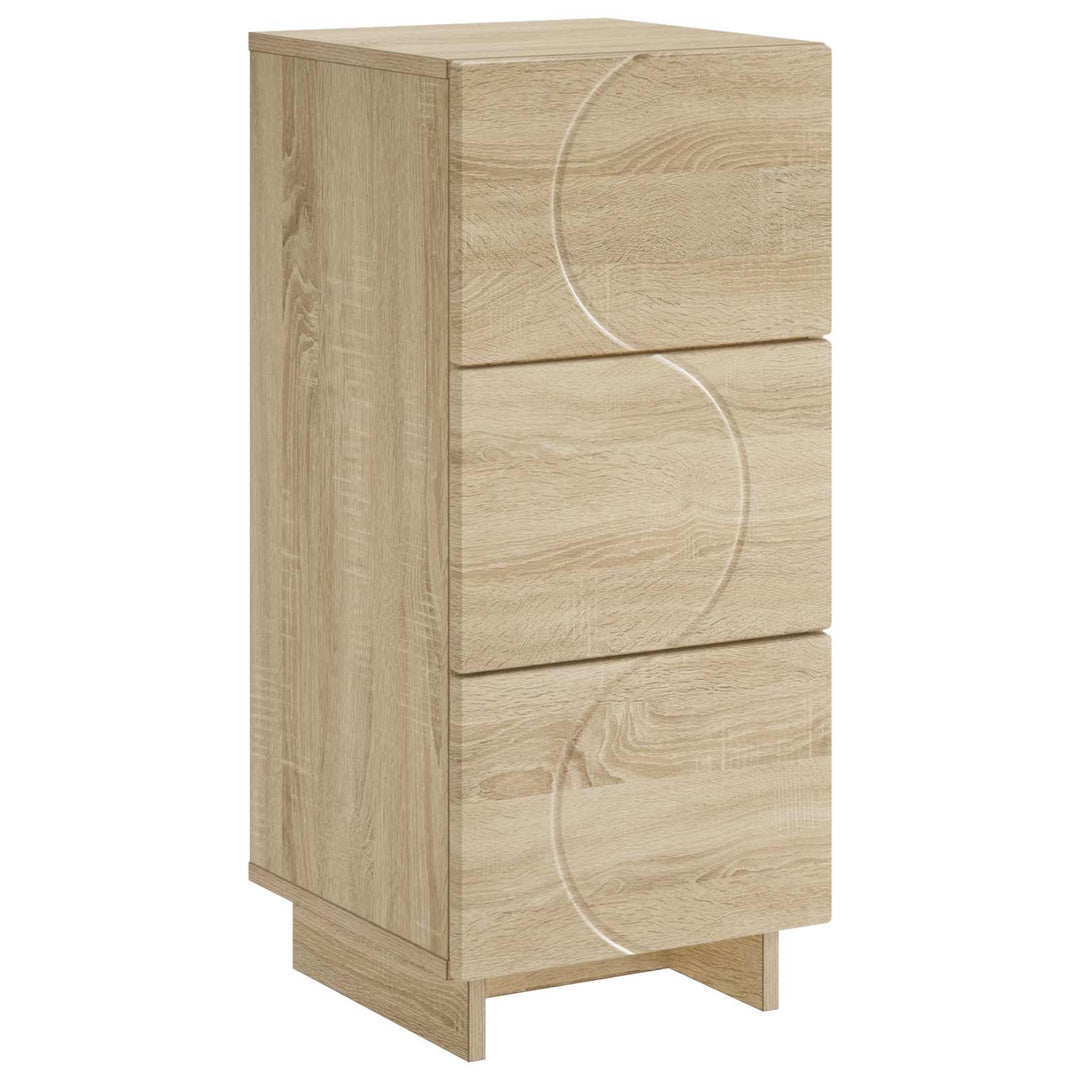 Skænk Sonoma-eg 33,5 x 34,5 x 75 cm Konstrueret træ