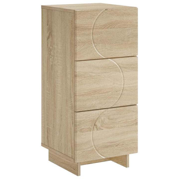 Skænk Sonoma-eg 33,5 x 34,5 x 75 cm Konstrueret træ