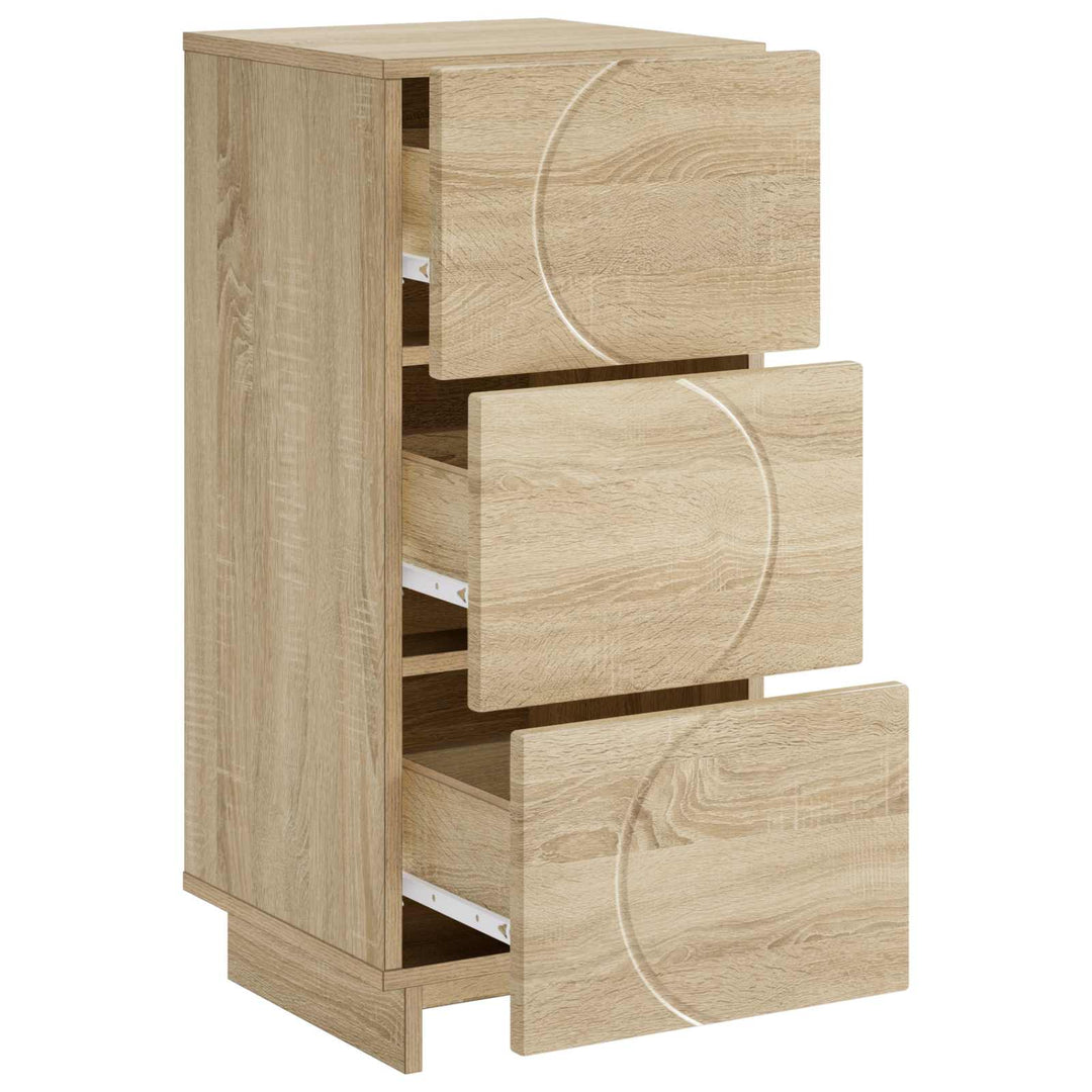 Skænk Sonoma-eg 33,5 x 34,5 x 75 cm Konstrueret træ