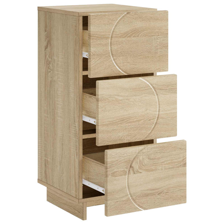 Skænk Sonoma-eg 33,5 x 34,5 x 75 cm Konstrueret træ