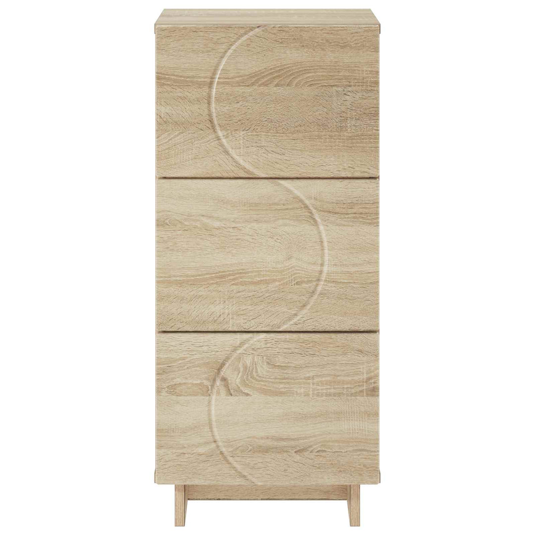 Skænk Sonoma-eg 33,5 x 34,5 x 75 cm Konstrueret træ