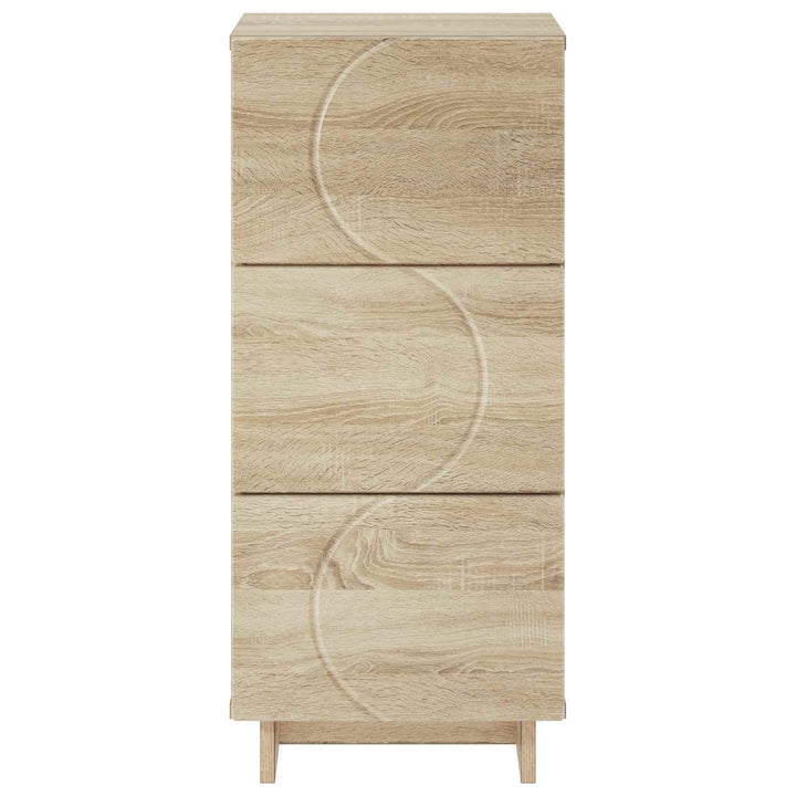 Skænk Sonoma-eg 33,5 x 34,5 x 75 cm Konstrueret træ