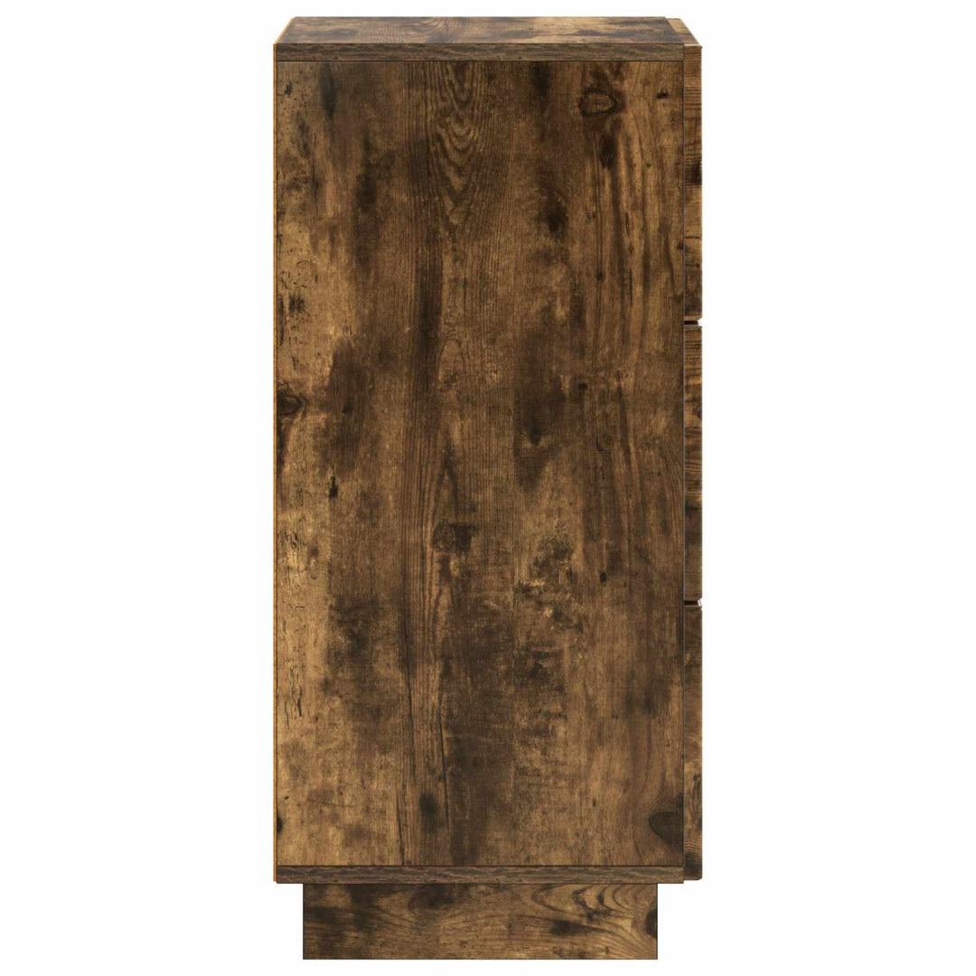 Skænk Røget eg 33,5 x 34,5 x 75 cm Konstrueret træ