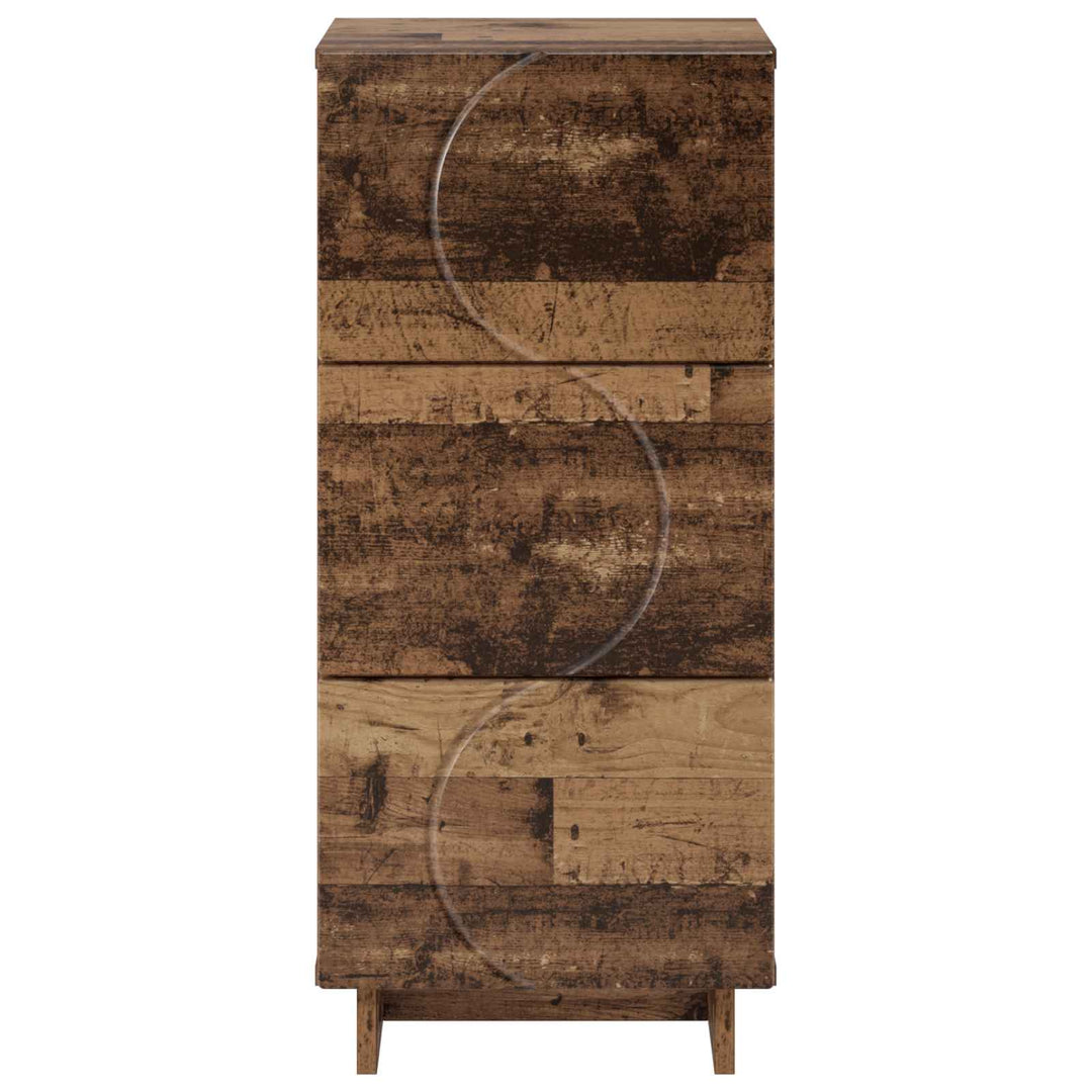 Skænk Gammelt træ 33,5 x 34,5 x 75 cm Konstrueret træ