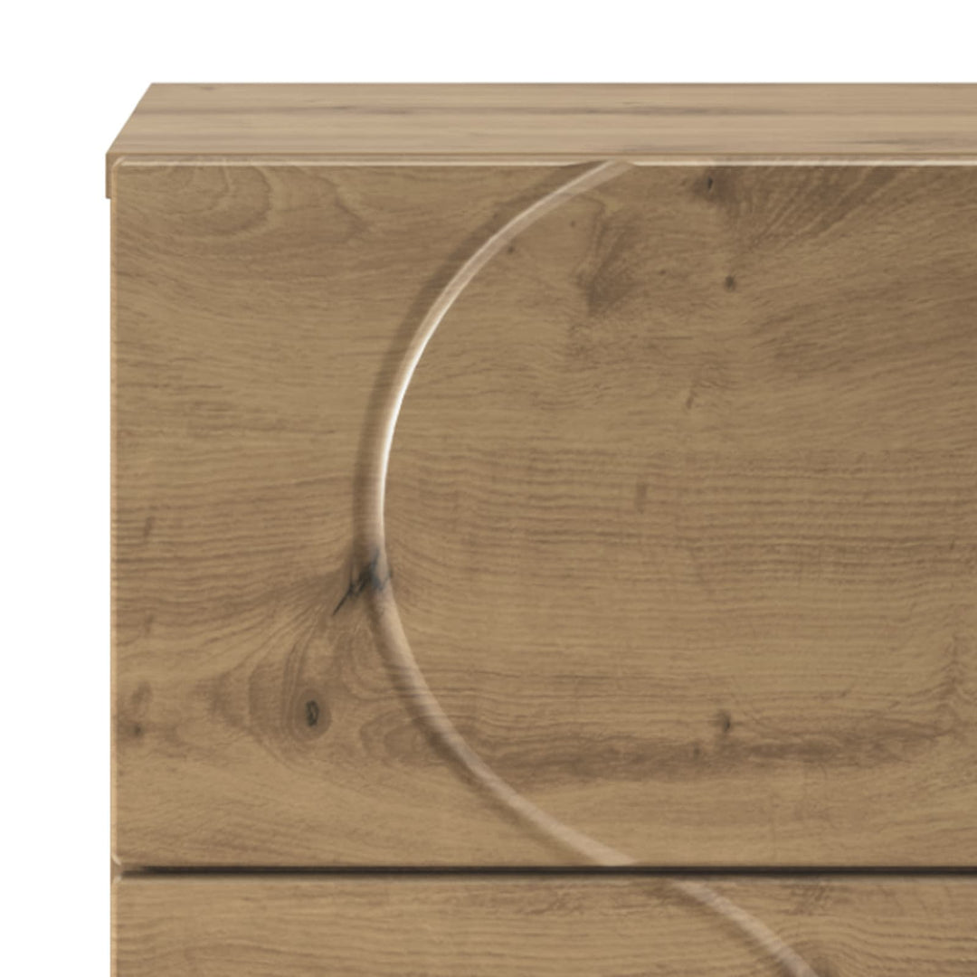 Skænk Artisan-eg 33,5 x 34,5 x 75 cm Konstrueret træ
