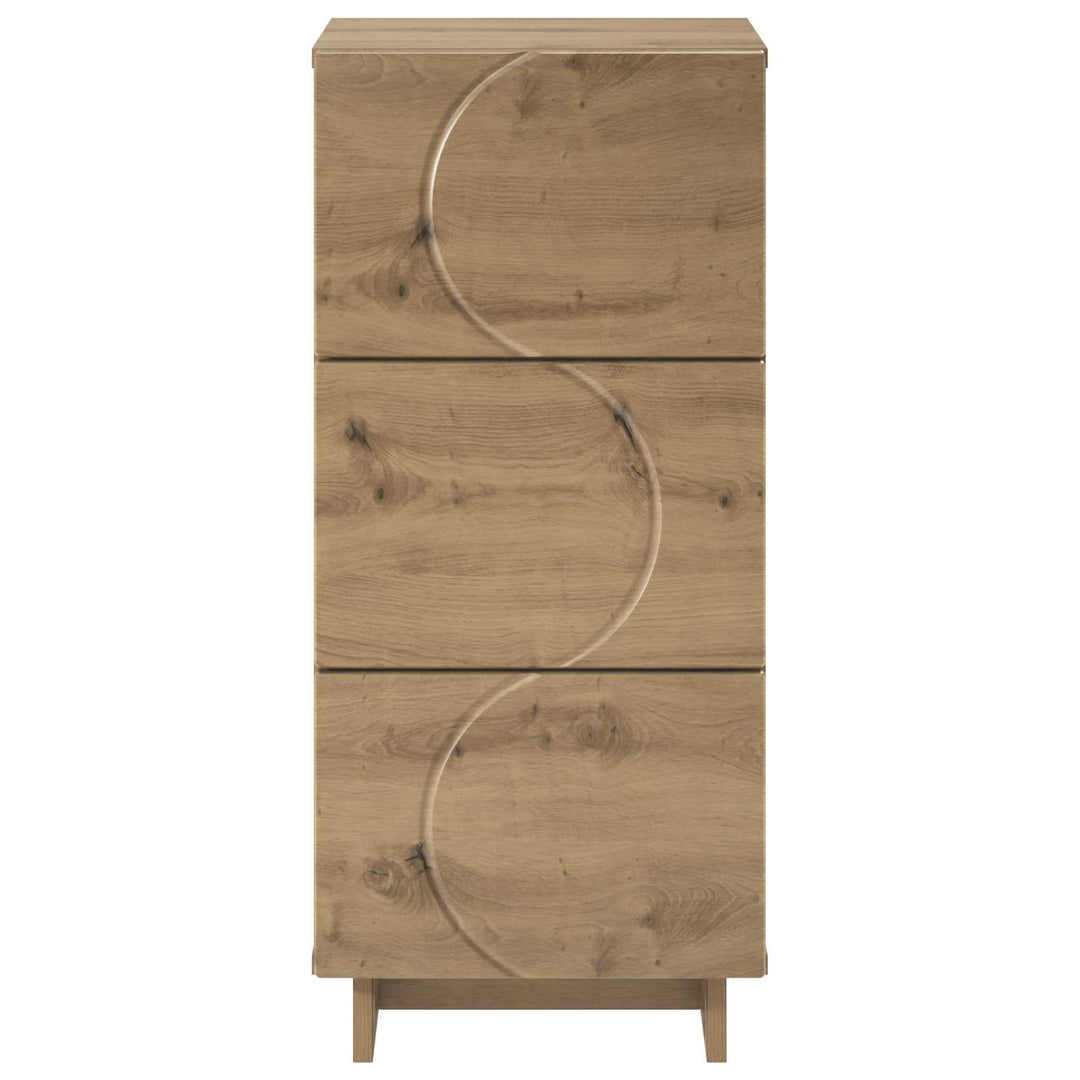 Skænk Artisan-eg 33,5 x 34,5 x 75 cm Konstrueret træ