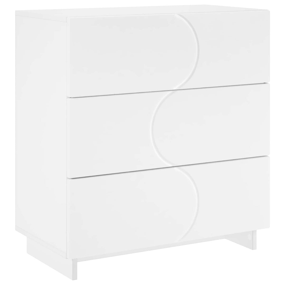 Skænk Hvid 70 x 38 x 75 cm Konstrueret træ
