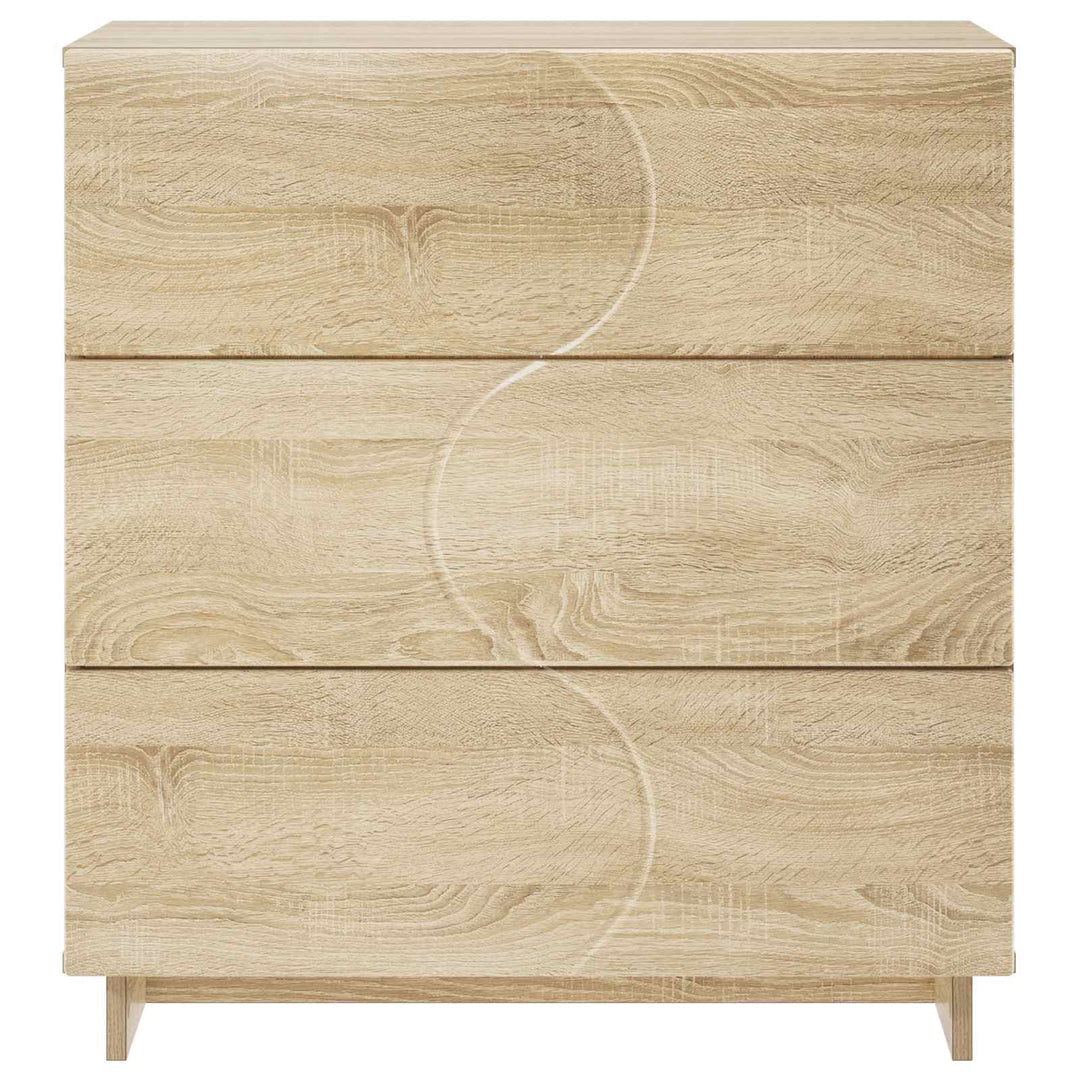Skænk Sonoma-eg 70 x 38 x 75 cm Konstrueret træ