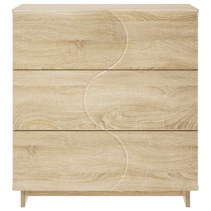Skænk Sonoma-eg 70 x 38 x 75 cm Konstrueret træ