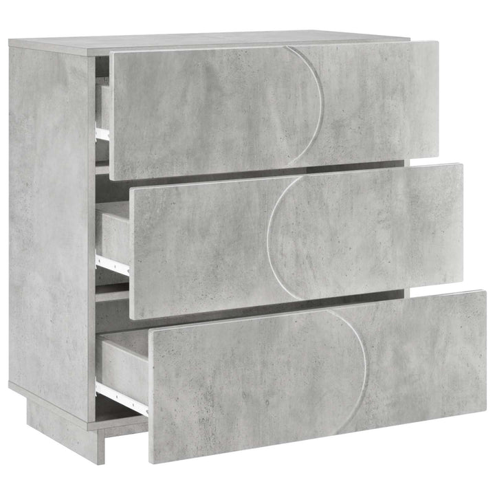 Skænk Betongrå 70 x 38 x 75 cm Konstrueret træ