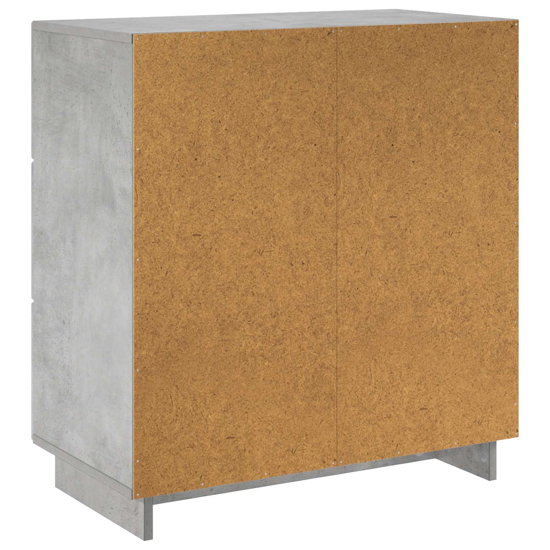 Skænk Betongrå 70 x 38 x 75 cm Konstrueret træ