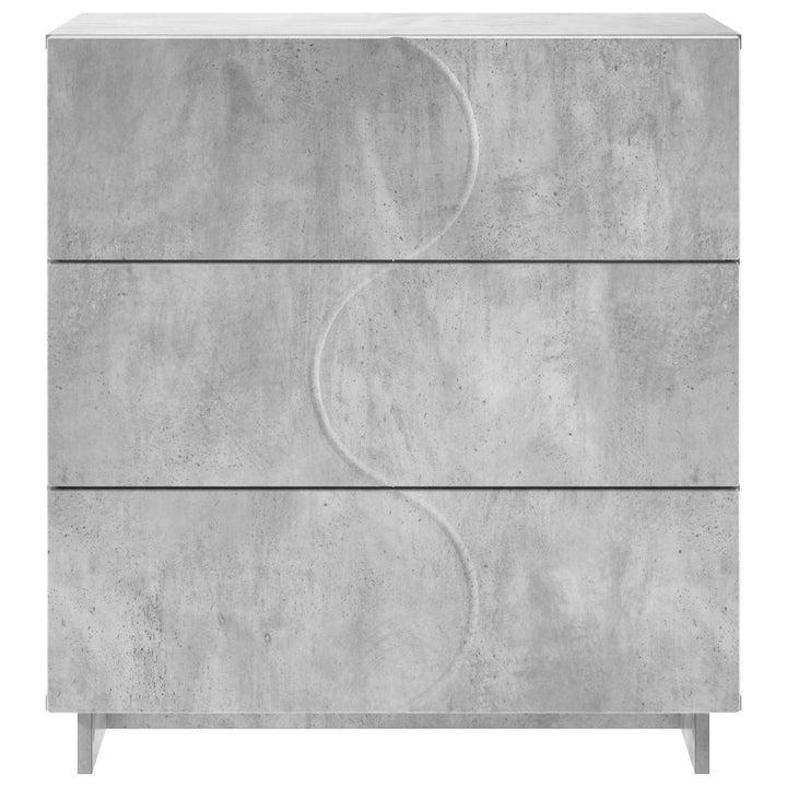 Skænk Betongrå 70 x 38 x 75 cm Konstrueret træ
