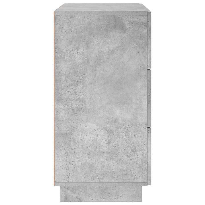 Skænk Betongrå 70 x 38 x 75 cm Konstrueret træ