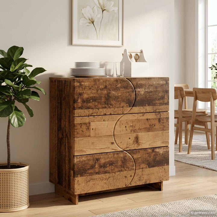 Skænk Gammelt træ 70 x 38 x 75 cm Konstrueret træ