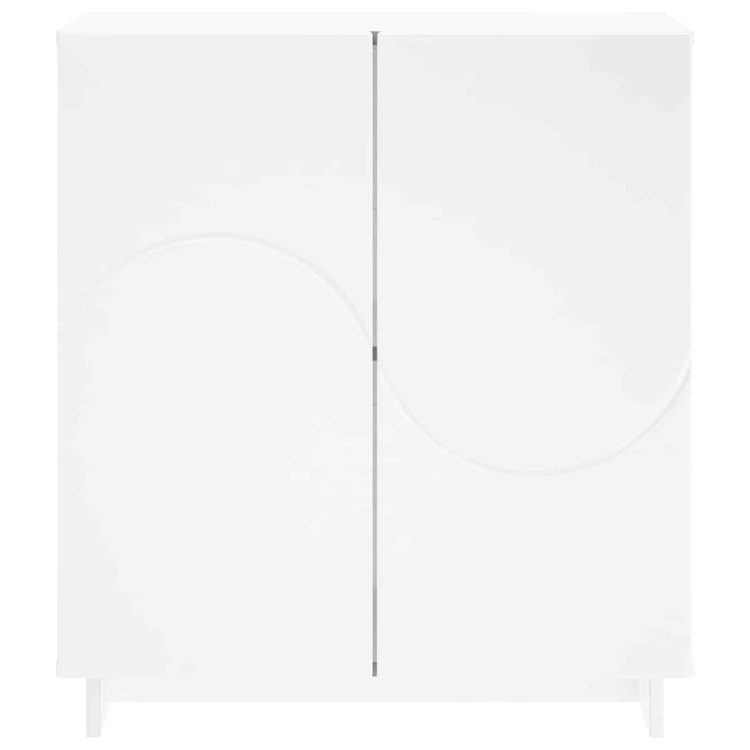 Skænk Hvid 67 x 34,5 x 75 cm Konstrueret træ
