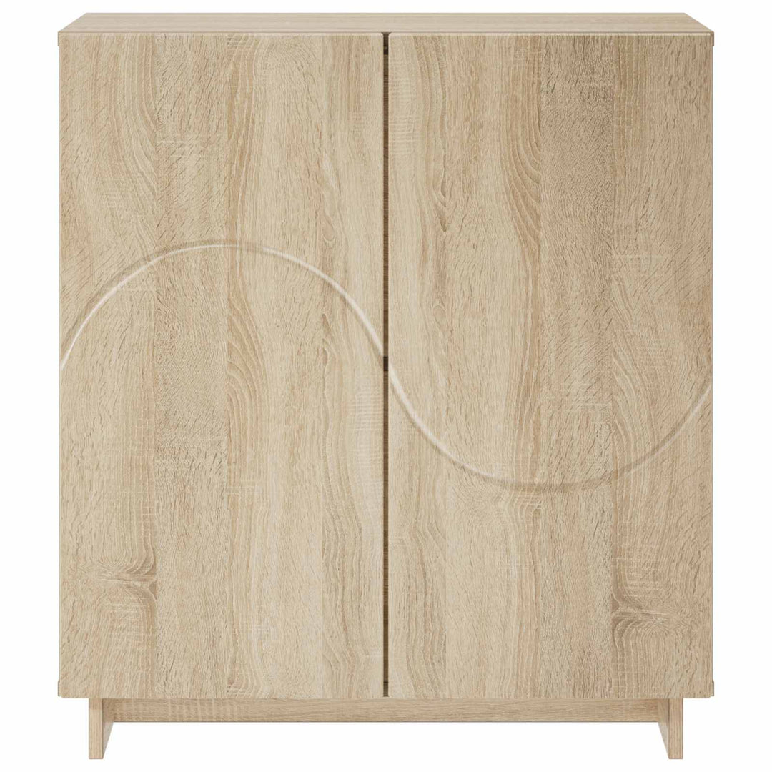 Skænk Sonoma-eg 67 x 34,5 x 75 cm Konstrueret træ