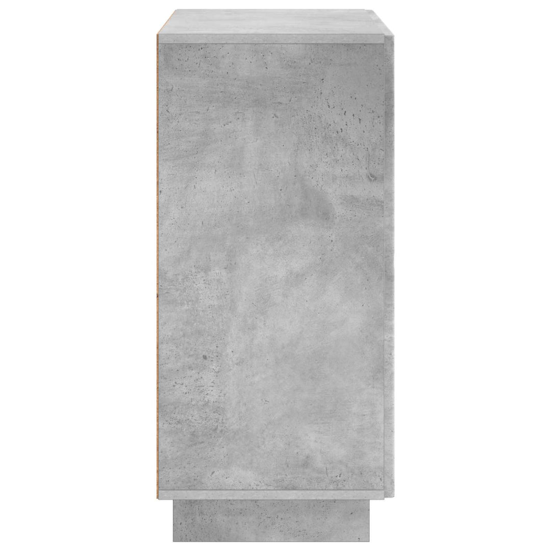 Skænk Betongrå 67 x 34,5 x 75 cm Konstrueret træ