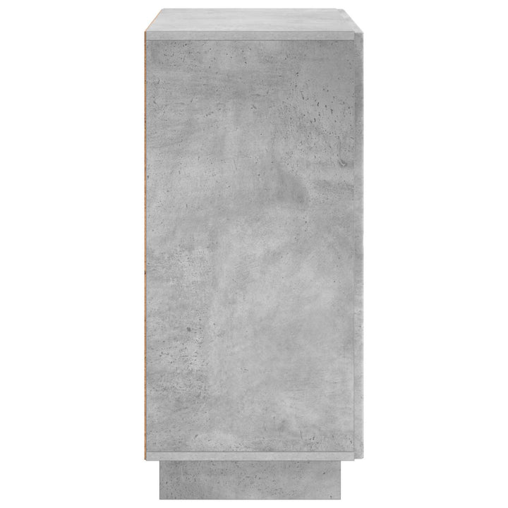 Skænk Betongrå 67 x 34,5 x 75 cm Konstrueret træ