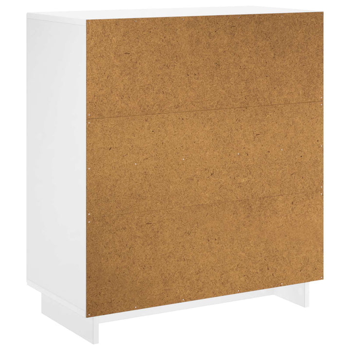Skænk Hvid højglans 67 x 34,5 x 75 cm Konstrueret træ
