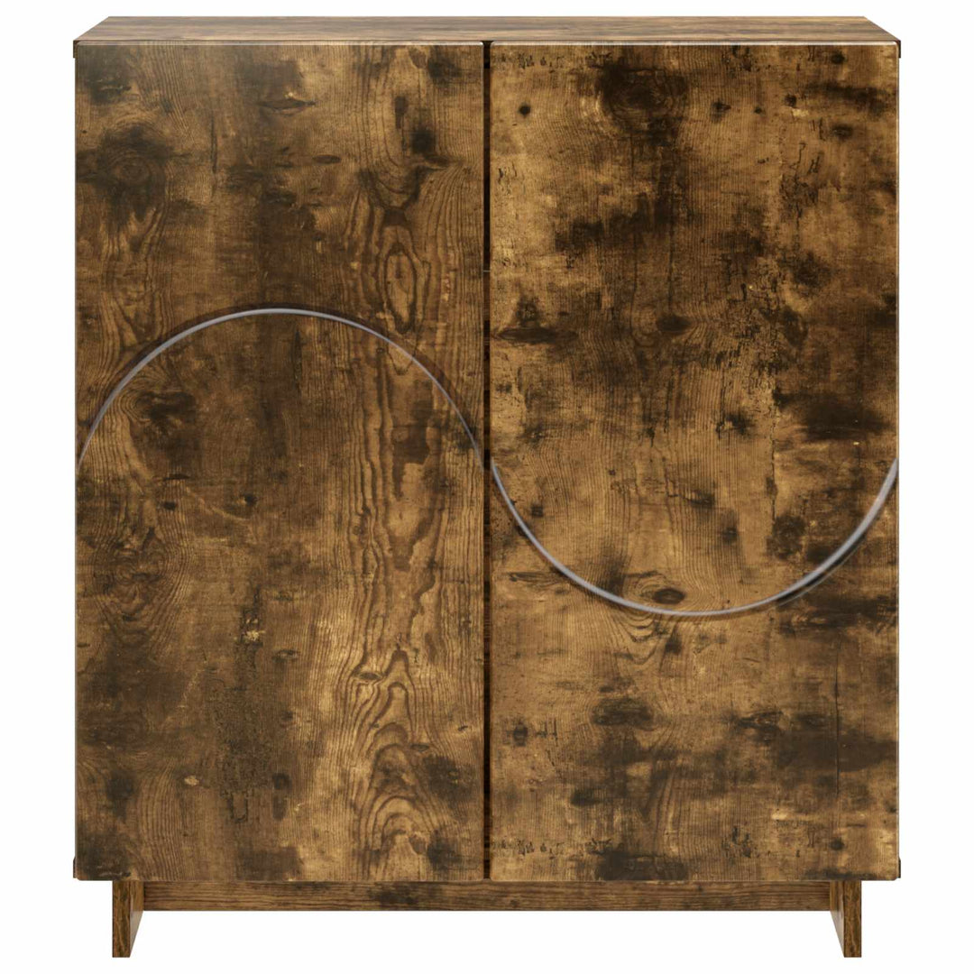 Skænk Røget eg 67 x 34,5 x 75 cm Konstrueret træ