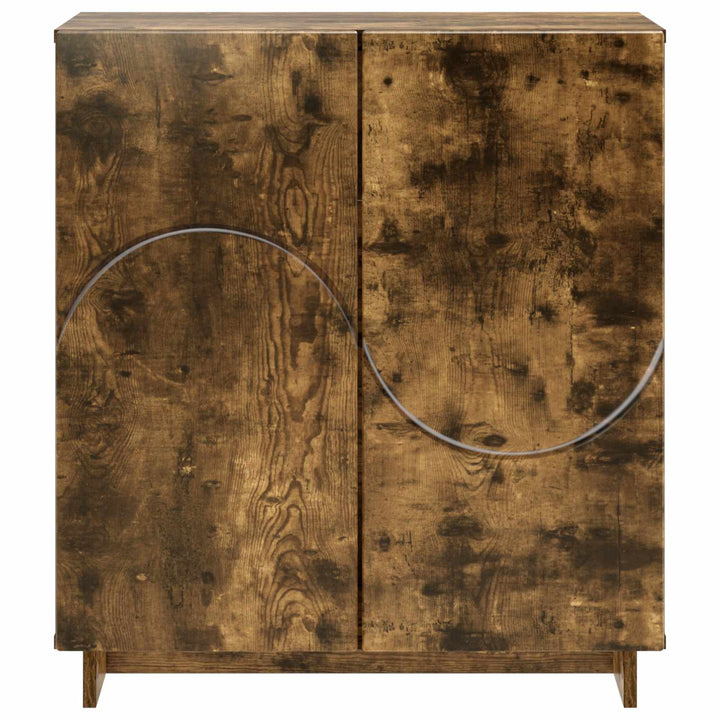 Skænk Røget eg 67 x 34,5 x 75 cm Konstrueret træ