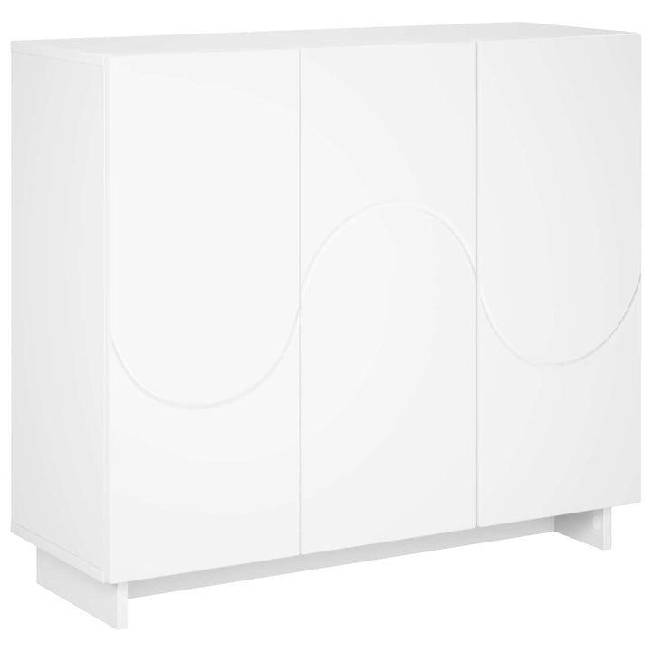 Sideboard Hvid 85.5 x 31 x 75 cm Konstrueret træ