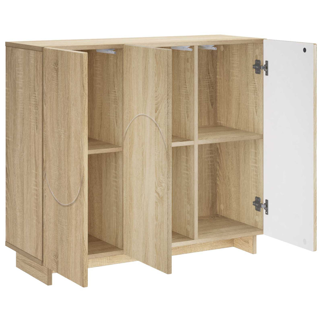 Sideboard Sonoma-eg 85.5 x 31 x 75 cm Konstrueret træ