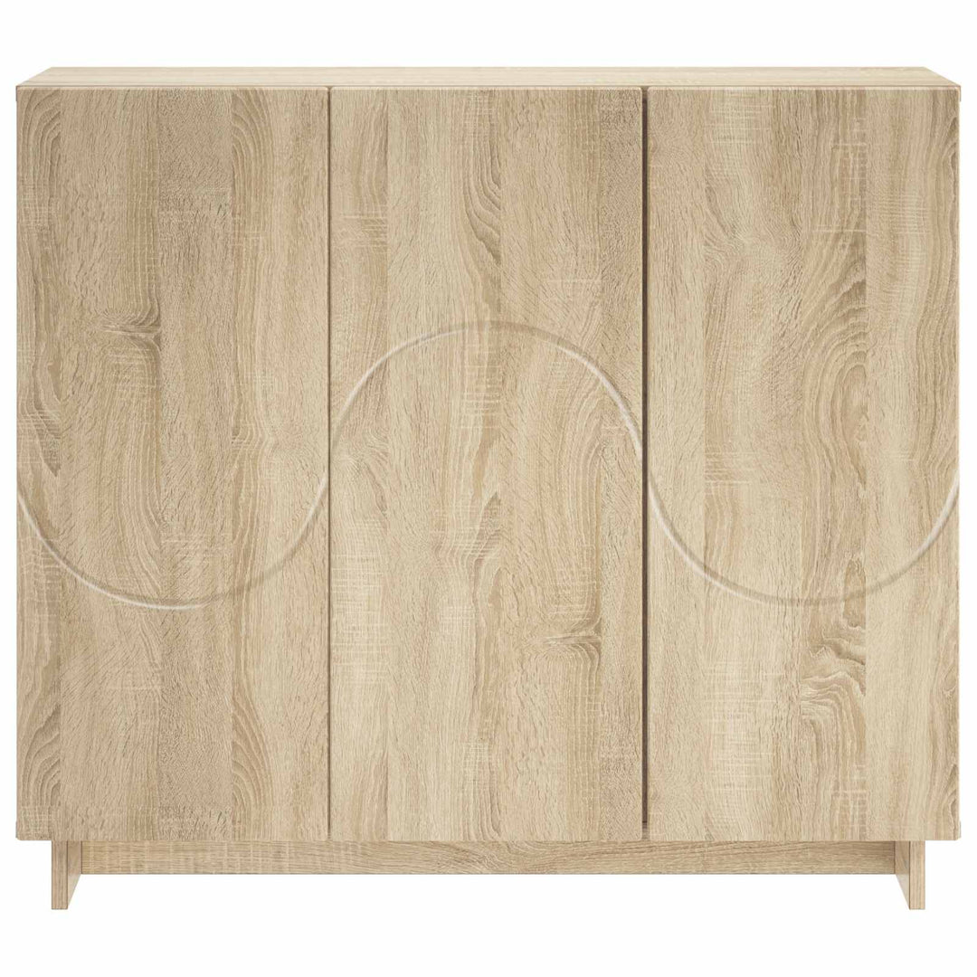 Sideboard Sonoma-eg 85.5 x 31 x 75 cm Konstrueret træ