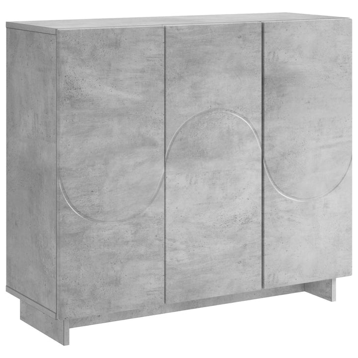 Sideboard Betongrå 85.5 x 31 x 75 cm Konstrueret træ