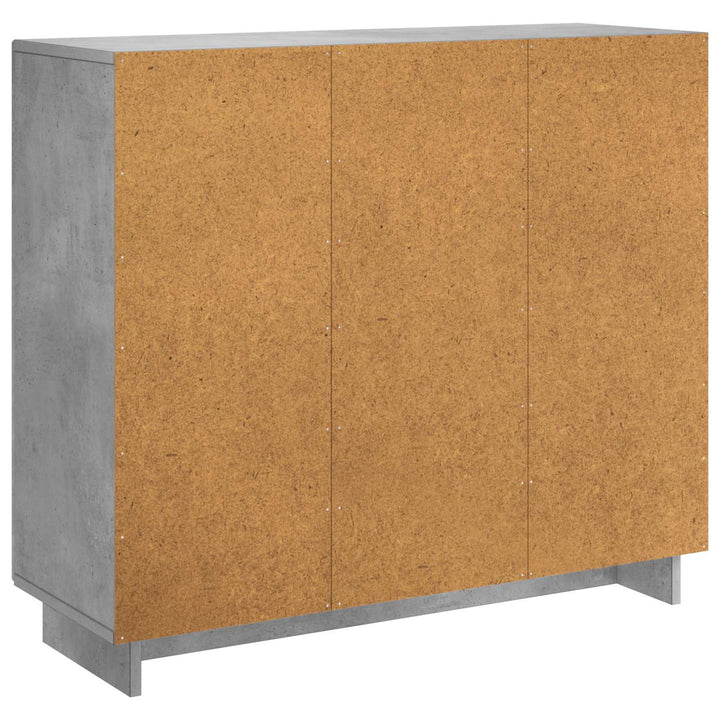 Sideboard Betongrå 85.5 x 31 x 75 cm Konstrueret træ