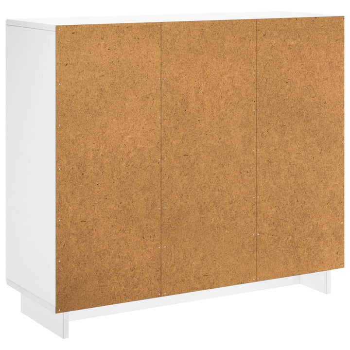 Sideboard Hvid højglans 85.5 x 31 x 75 cm Konstrueret træ