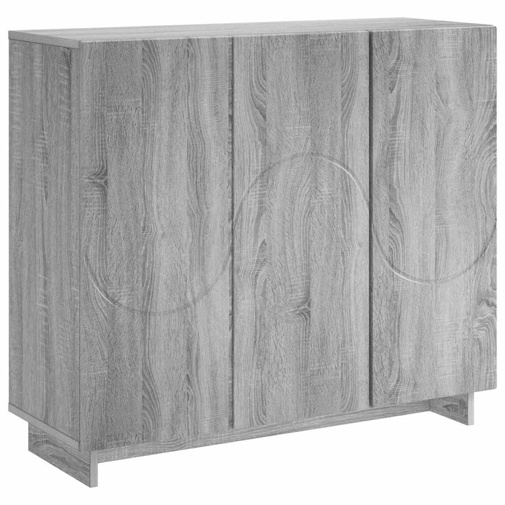 Sideboard Grå Sonoma 85.5 x 31 x 75 cm Konstrueret træ